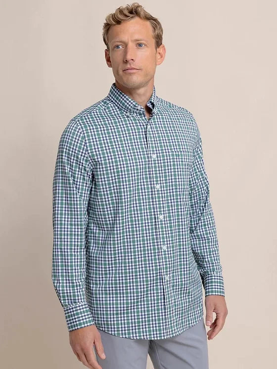 Southern Tide brrr°® Intercoastal Haywood Plaid Sport Shirt