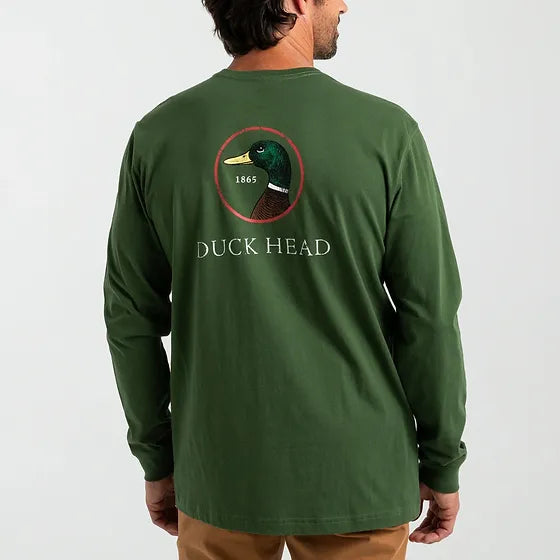 Duck Head Logo Long Sleeve T-Shirt