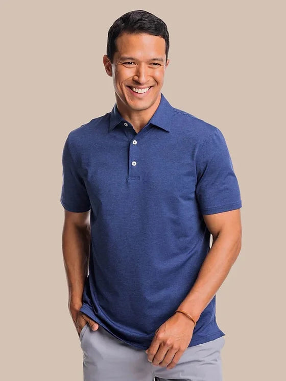 Southern Tide brrr°®-eeze Heather Performance Polo Shirt