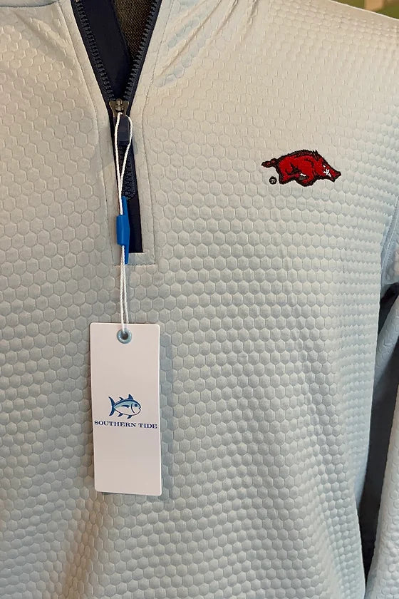 Southern Tide Scuttle Heather Arkansas Performance 1/4 Zip