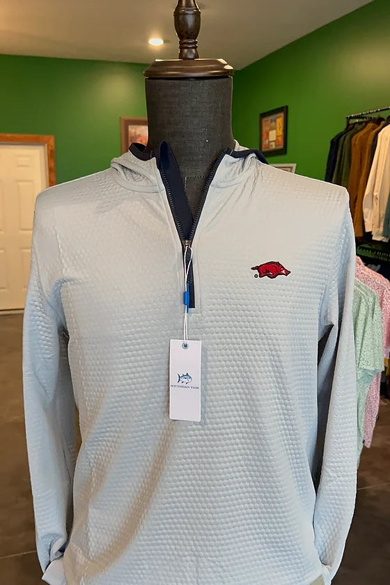 Southern Tide Scuttle Heather Arkansas Performance 1/4 Zip