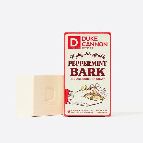 Duke Cannon Big Ass Brick Of Soap- Highly-Regiftable Peppermint Bark