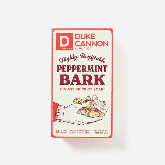 Duke Cannon Big Ass Brick Of Soap- Highly-Regiftable Peppermint Bark