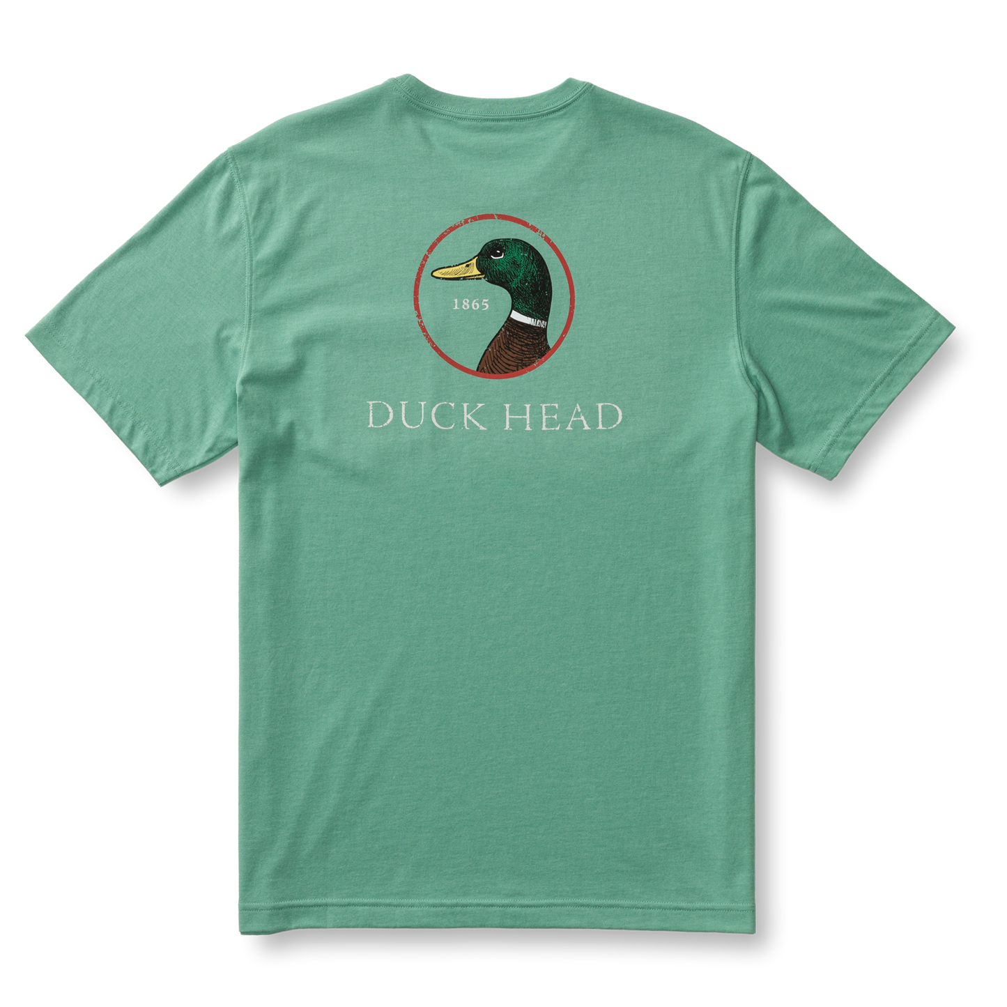 Duck Head Short Sleeve T-Shirt - Aspen Green Heather