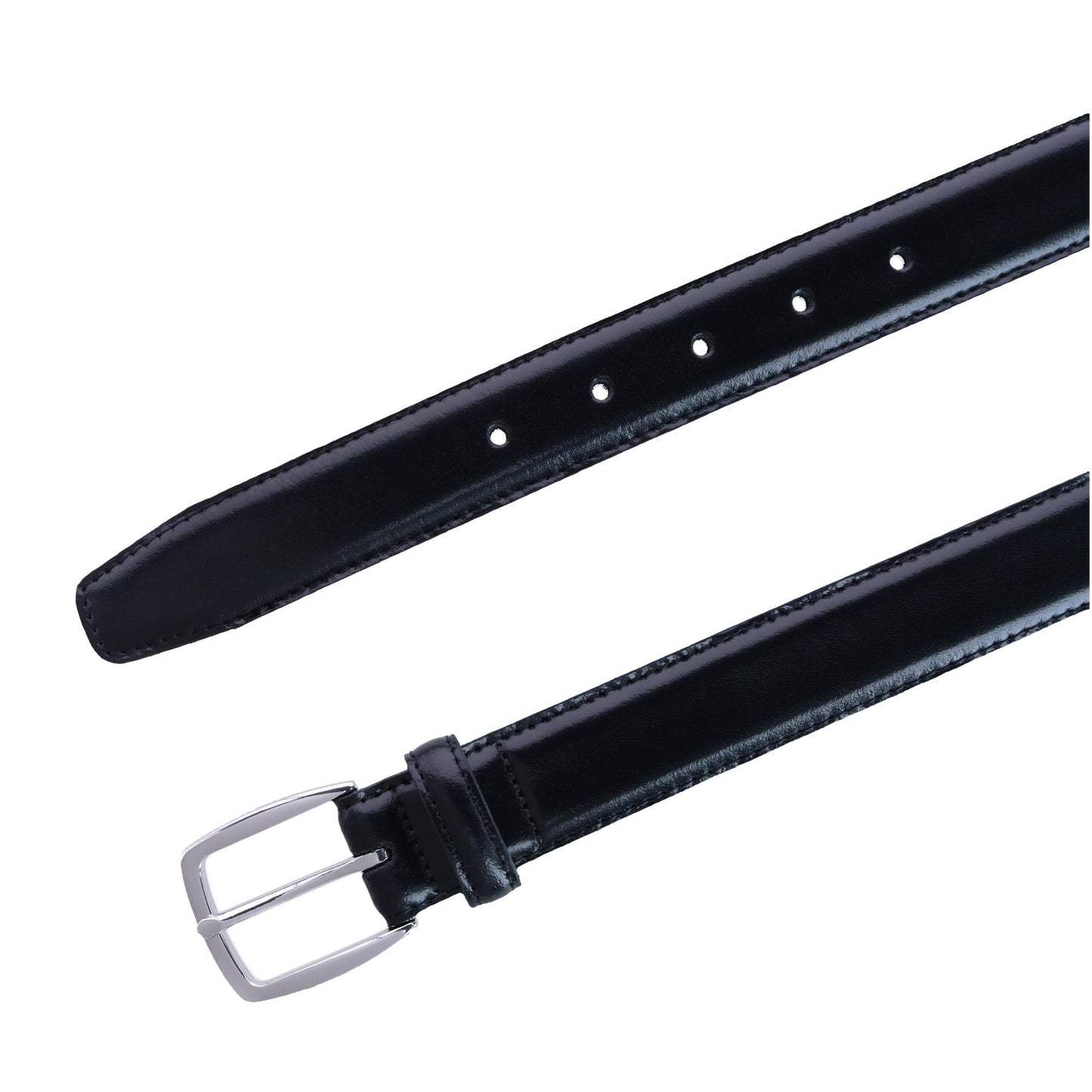 Jameson 31mm Genuine Leather Dress Belt - Black
