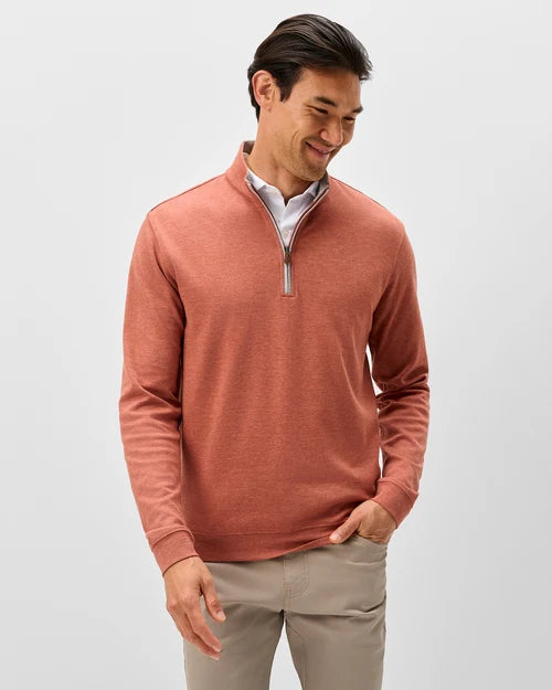 Johnnie-O Sully Quarter-Zip Pullover (Canyon)