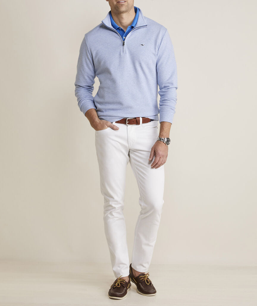Vineyard Vines Saltwater Quarter-Zip (Jake Blue)