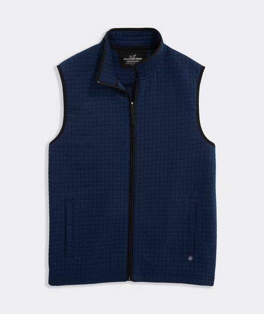 Vineyard Vines Quilted Navigator Vest (Blue Blazer)