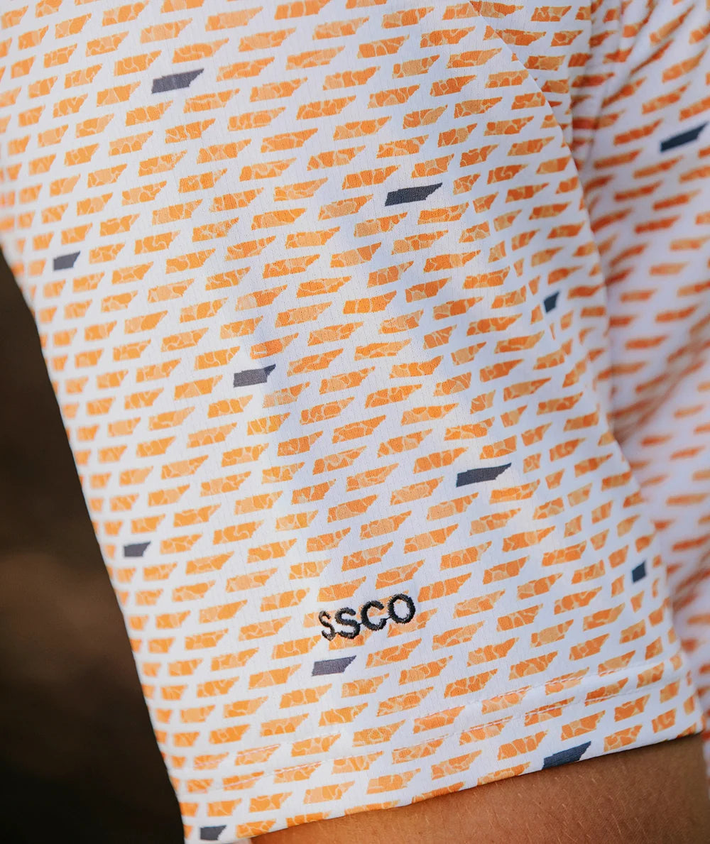 Southern Shirt Kickoff Camo MotionTech Polo (Orange Out Camo)