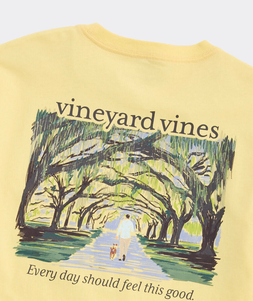 Vineyard Vines Under The Moss SS Pocket Tee (Lemon Meringue)