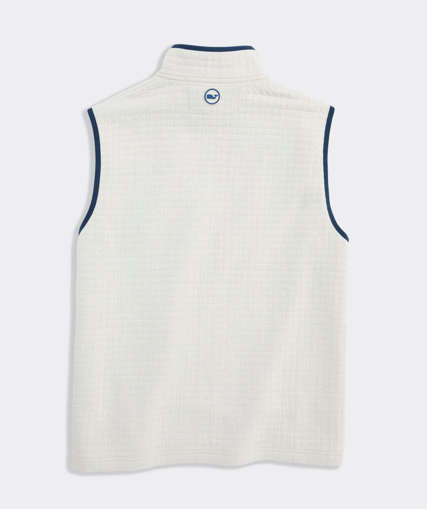 Vineyard Vines Quilted Navigator Vest (Stone)