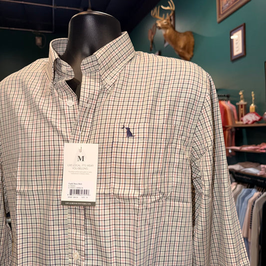 Local Boy Faulk Dress Shirt (Gray/Red/Black)
