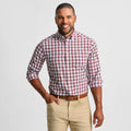 GenTeal Hansen Performance Sport Shirt- Garnet