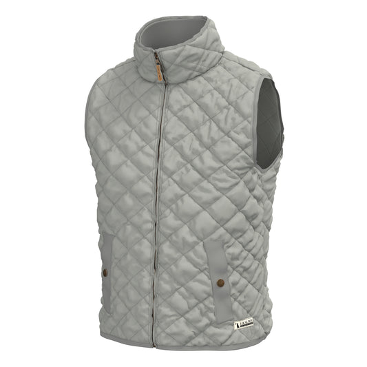 Local Boy Diamond Quilted Vest (Ash)