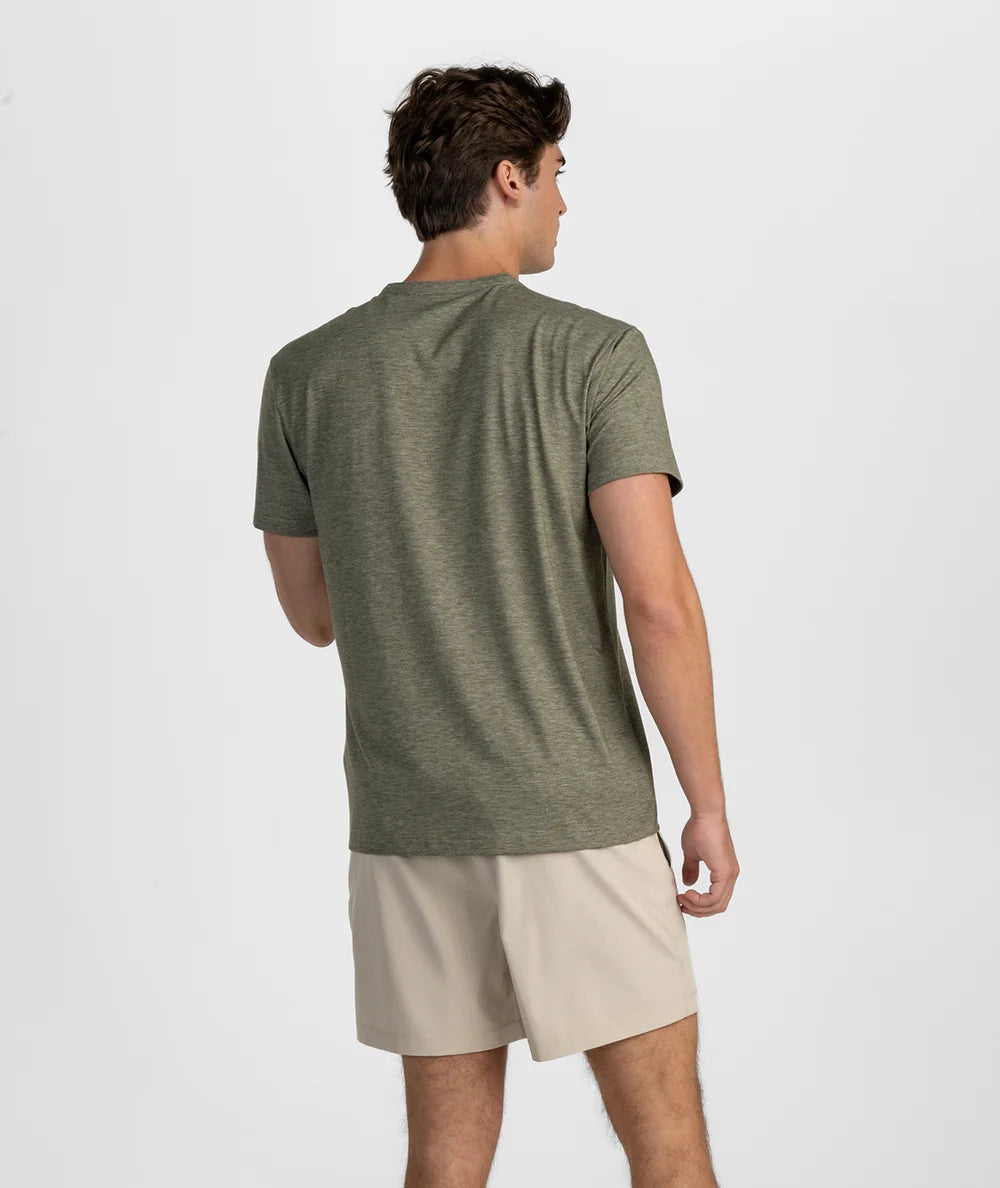 Southern Shirt Max Comfort SS Henley (Spanish Moss)