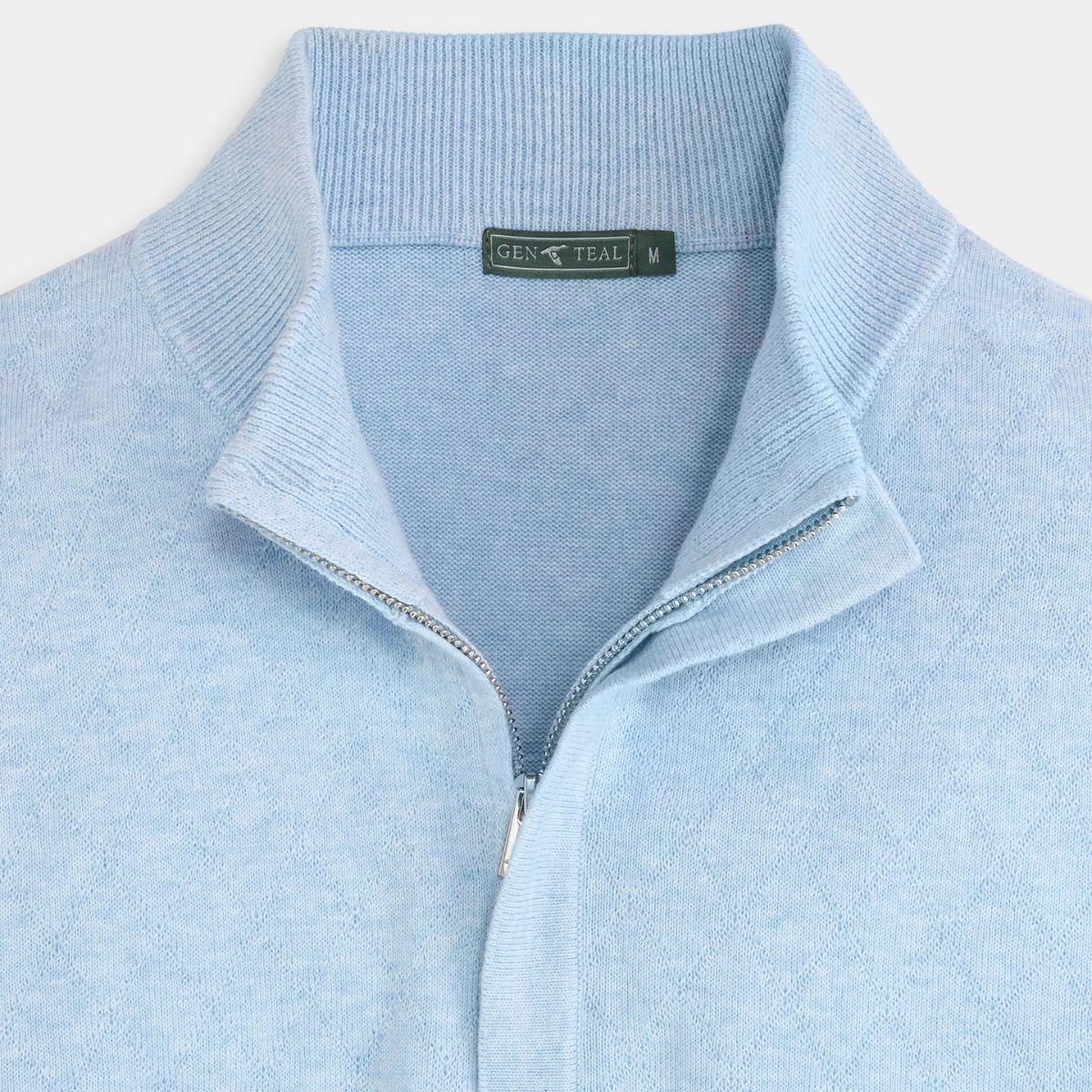 GenTeal Bramlett Diamond Quilted Quarter-Zip - Sky Blue