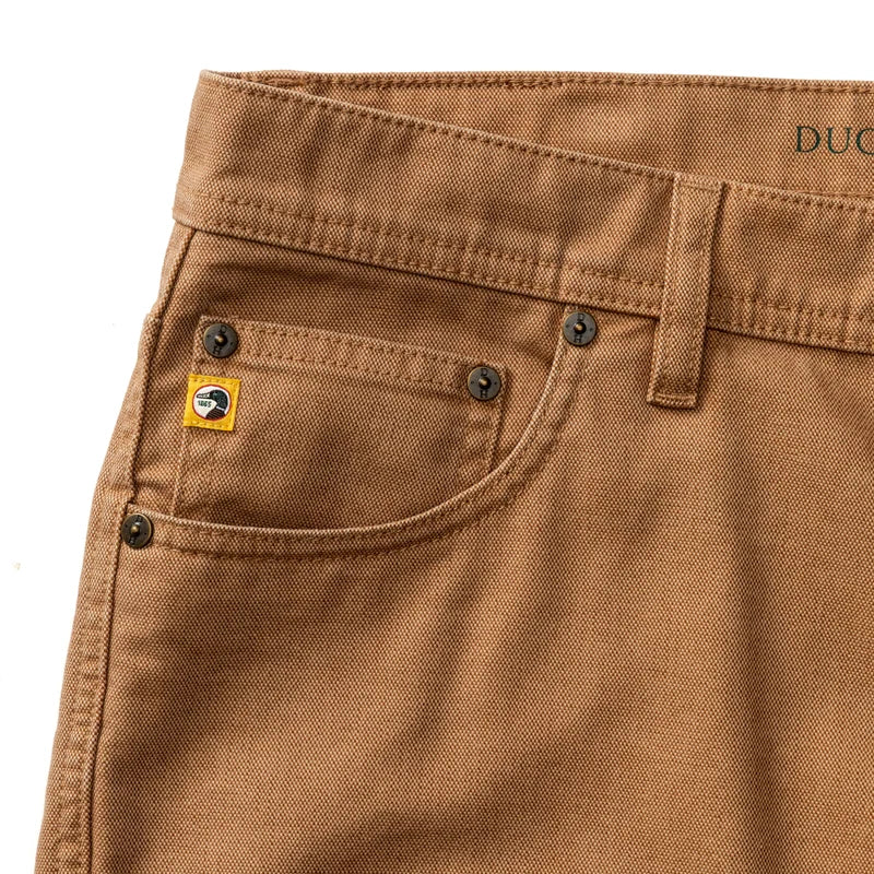 Duck Head Field Canvas Five-Pocket - Claystone