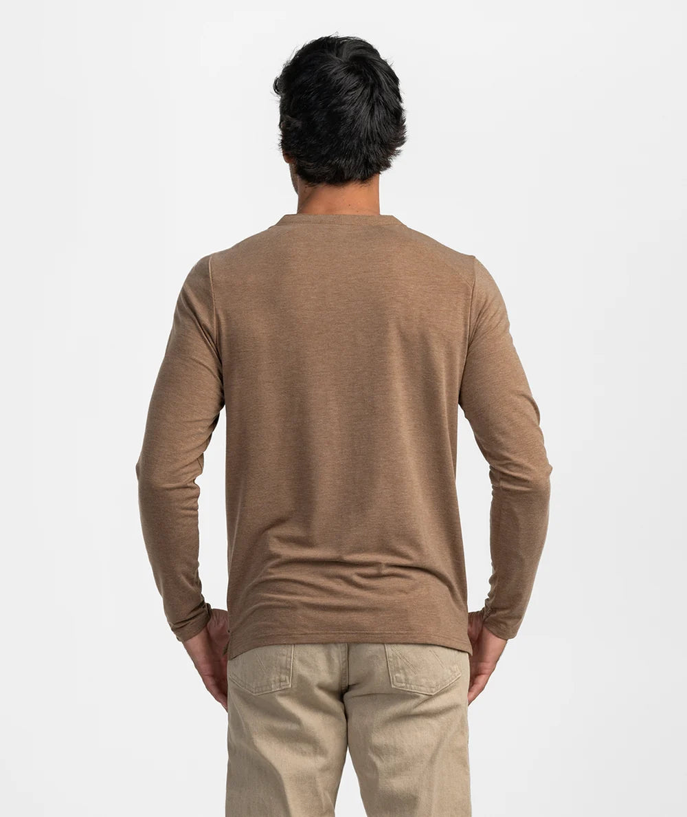 Southern Shirt Max Comfort LS Henley (Walnut)