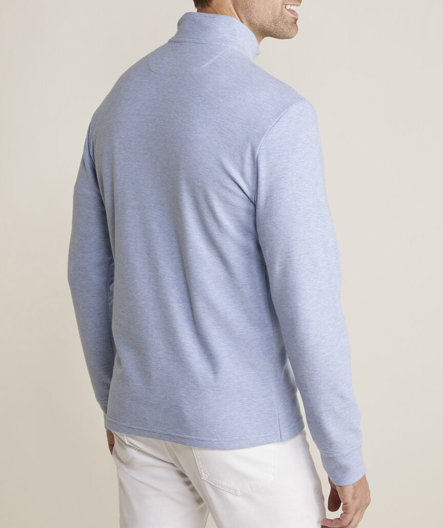 Vineyard Vines Saltwater Quarter-Zip (Jake Blue)