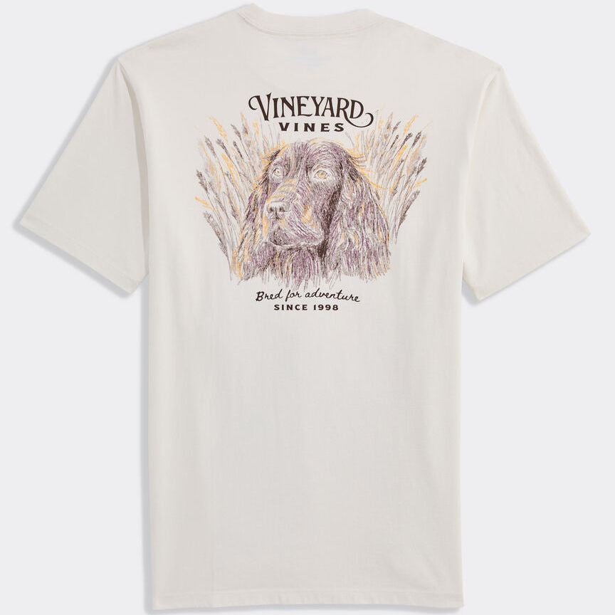 Vineyard Vines Boykin Short-Sleeve Pocket Tee (Marshmallow)
