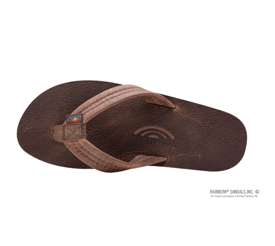 Rainbow Sandals Luxury Leather Oak DOUBLE layer