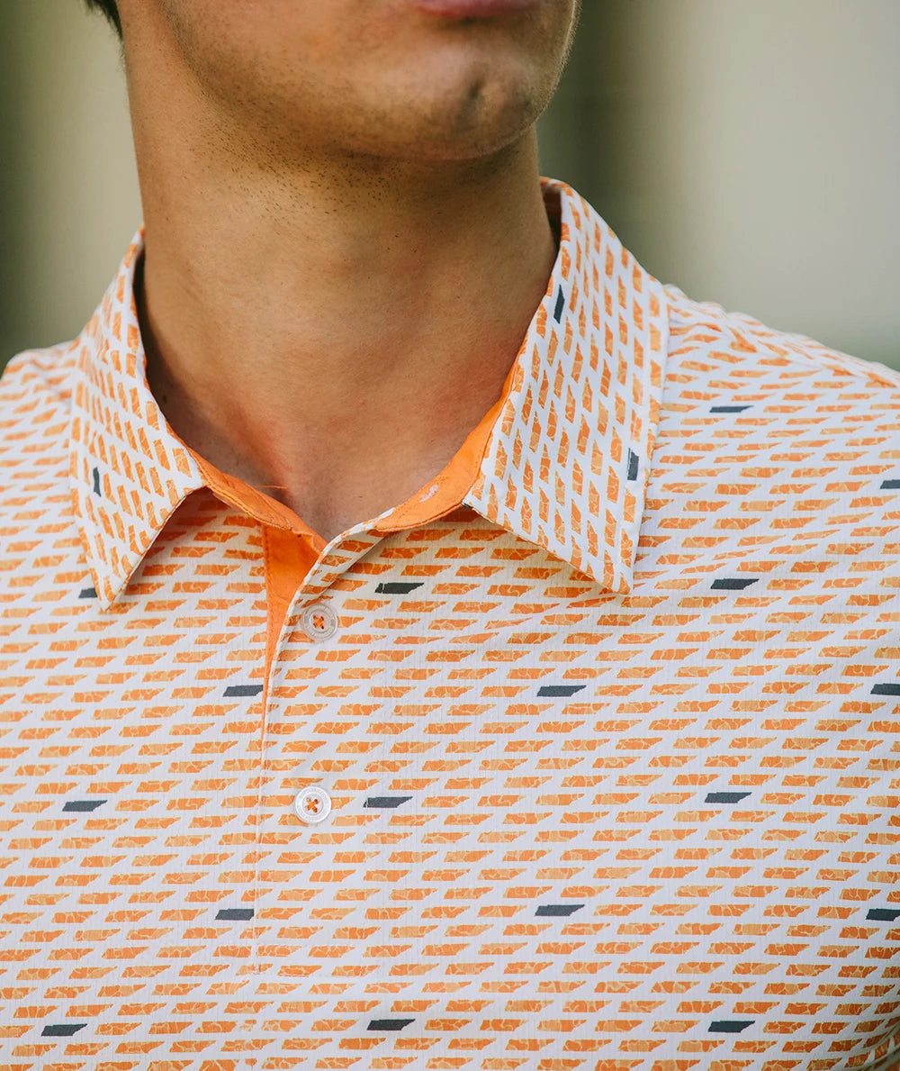 Southern Shirt Kickoff Camo MotionTech Polo (Orange Out Camo)