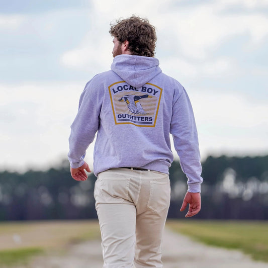 Local Boy Horizon Flight Brushwood Hoodie (Heather Gray)