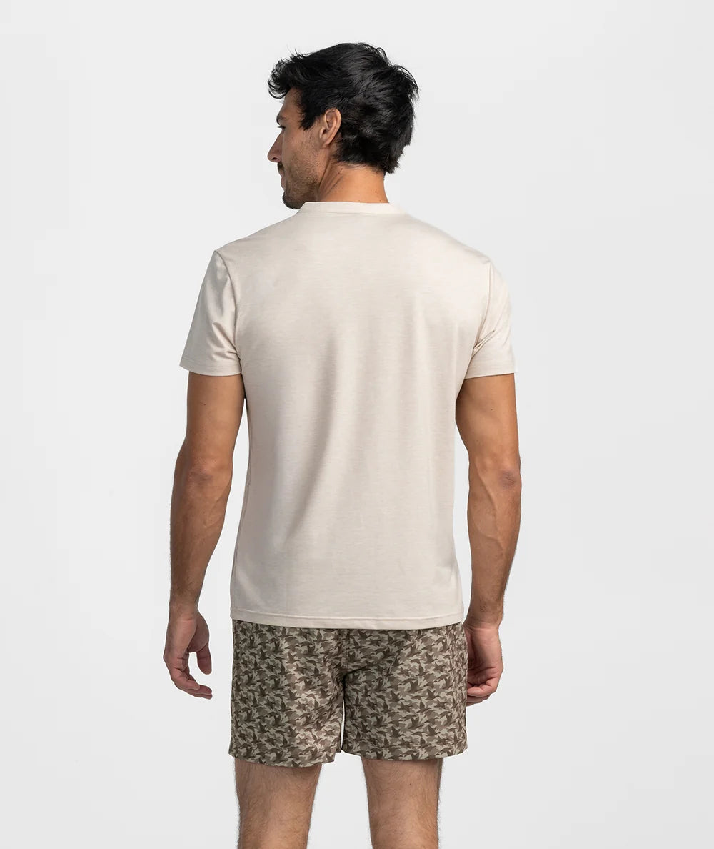 Southern Shirt Max Comfort SS Henley (Oatmeal)