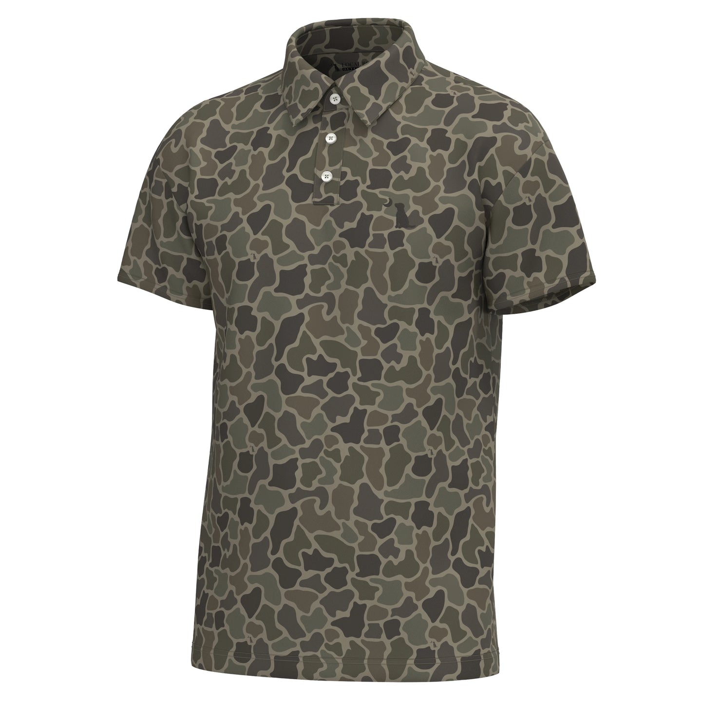 Local Boy Dirty Myrtle Polo- Brush Camo