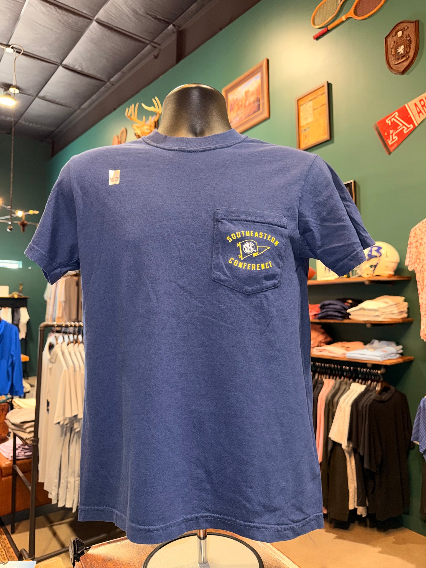 SEC Football Pennants Tee (Navy)