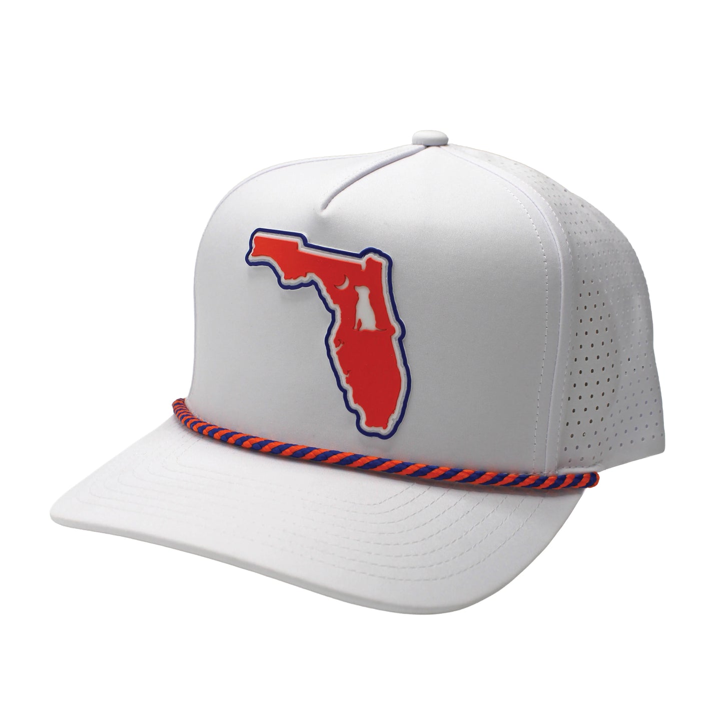 Local Boy Collegiate Patch Perforated Rope Hat- Florida