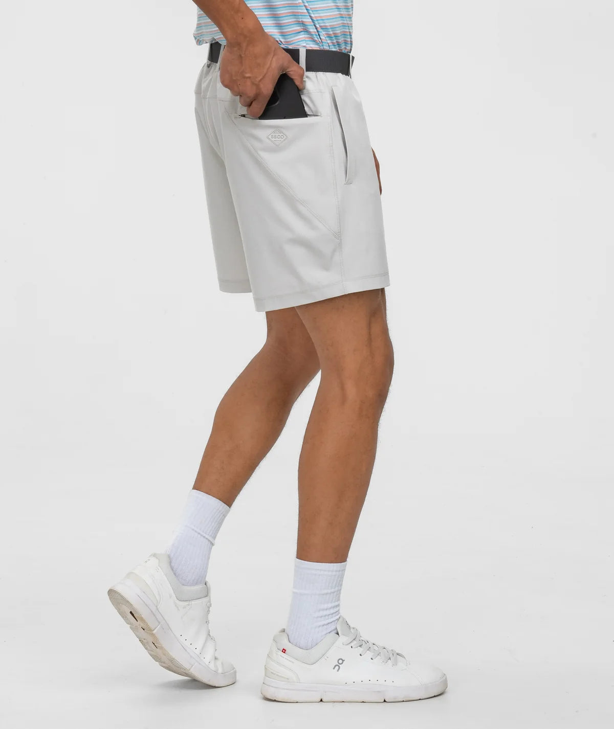 Southern Shirt Everyday Hybrid Short With Belt Loops (5.5" inseam) - Cloud UNLINED