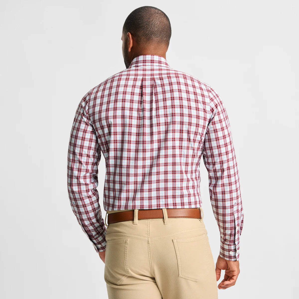 GenTeal Hansen Performance Sport Shirt- Garnet