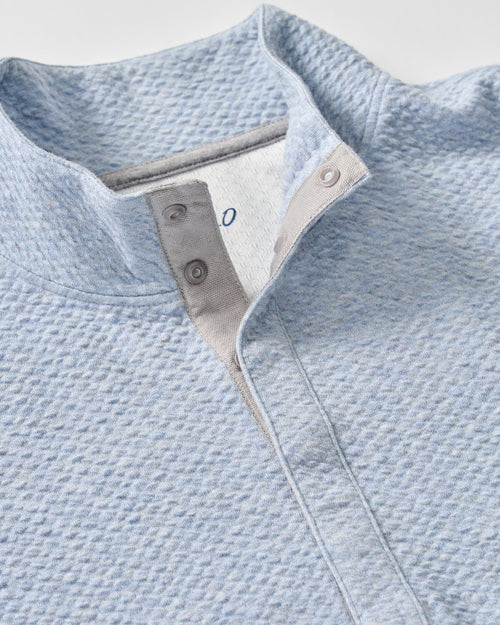 Johnnie-O Ransel Hidden Snap Pullover (Malibu)