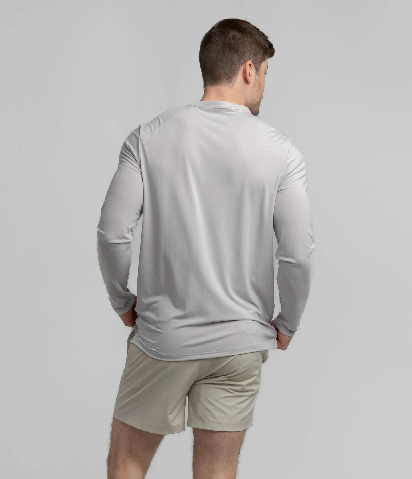 Max Comfort Henley LS - Stone