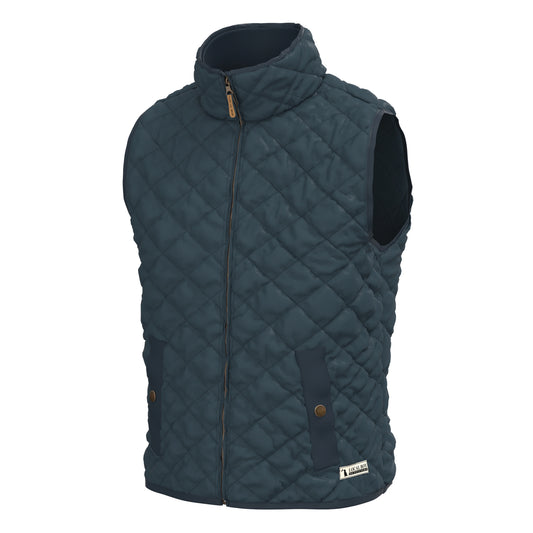 Local Boy Diamond Quilted Vest (Dark Blue)