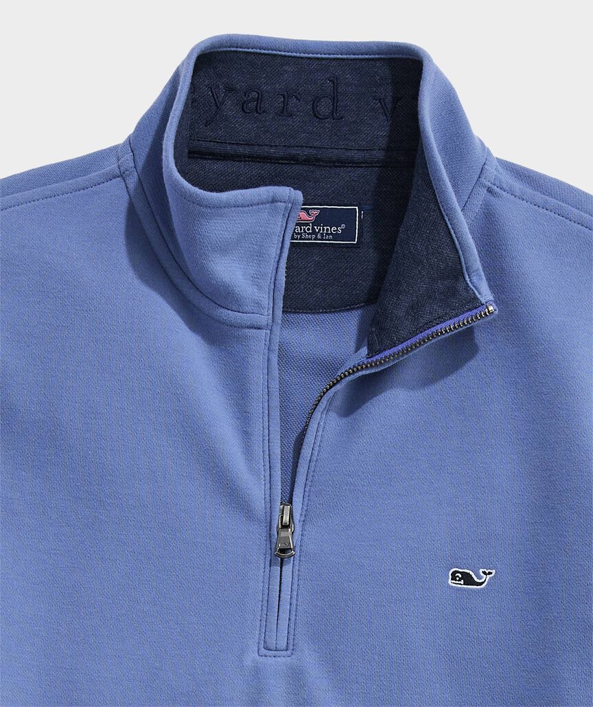 Vineyard Vines Solid Saltwater Quarter-Zip (Tidal Sand) (Copy)