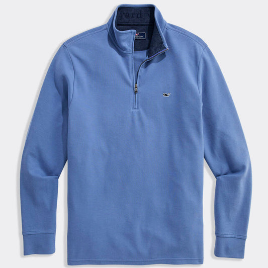 Vineyard Vines Solid Saltwater Quarter-Zip (Tidal Sand) (Copy)