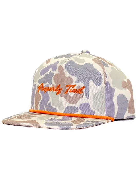 Properly Tied Sportsman Rope Hat Field Camo