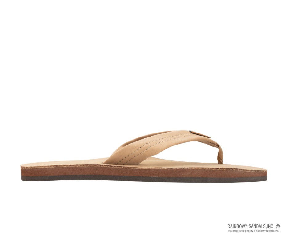 Rainbow Sandals Sierra Brown Premier Leather SINGLE layer