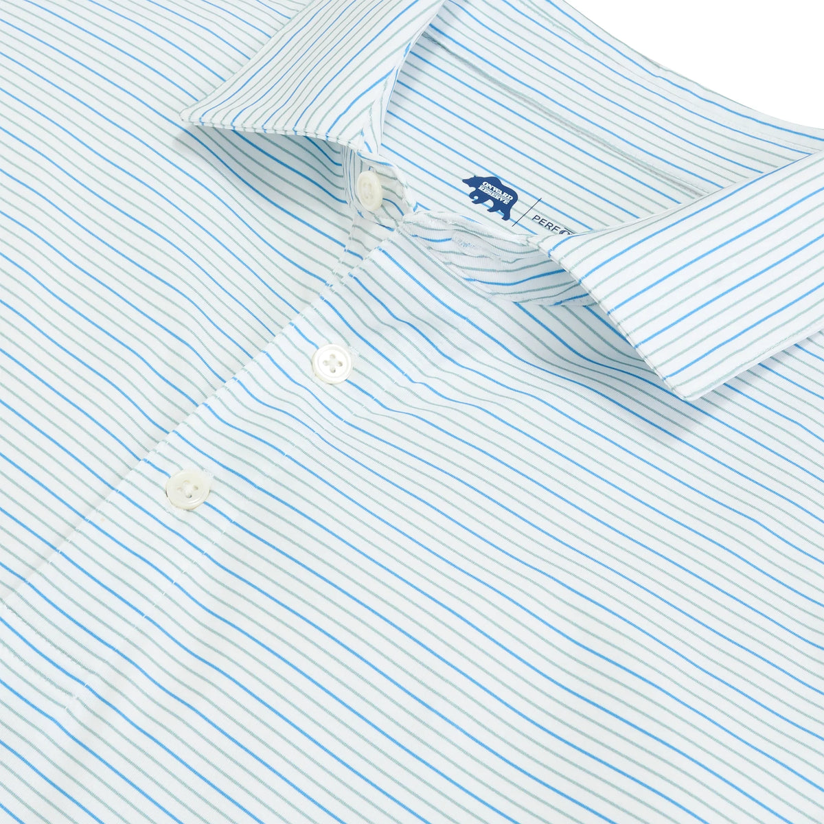 Onward Reserve Driver Stripe Performance Polo (Surf)