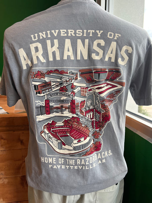Arkansas College Campus T-Shirt