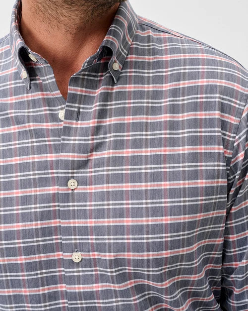 Johnnie-O Everyday Performance Button Down Shirt (Basswood Plaid)