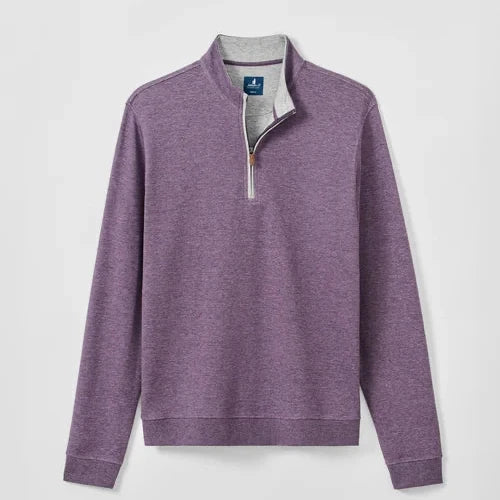 Johnnie-O Sully Quarter-Zip Pullover (Huckleberry)