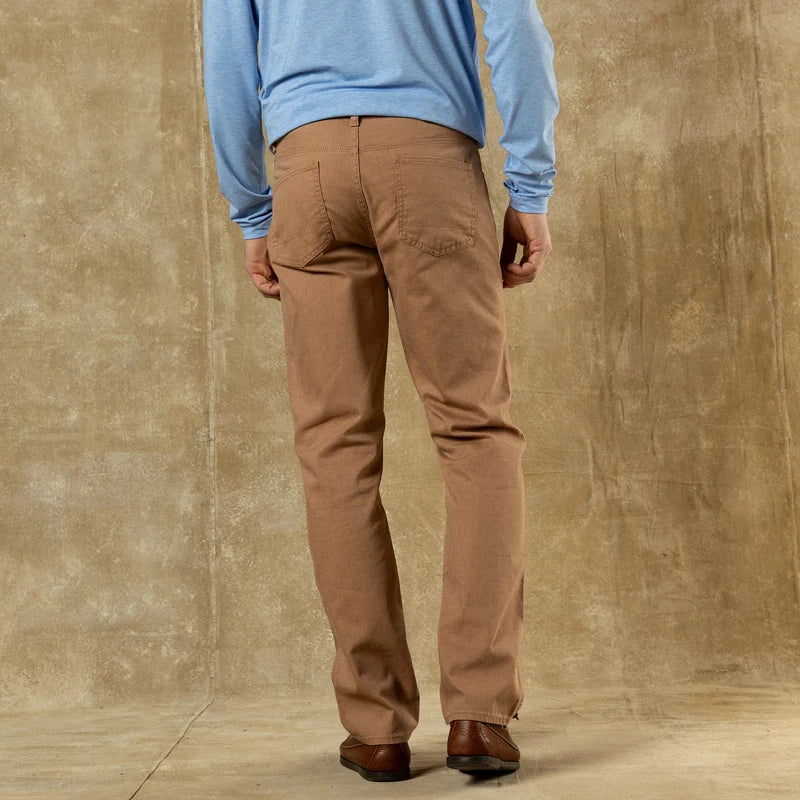 Duck Head Field Canvas Five-Pocket - Claystone