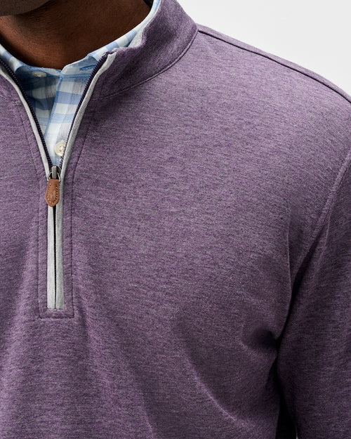 Johnnie-O Sully Quarter-Zip Pullover (Huckleberry)
