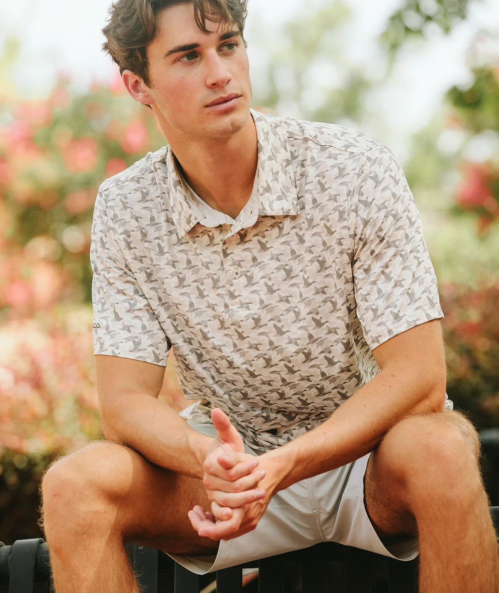 Southern Shirt Mallard Mirage Printed Polo (Mirage)