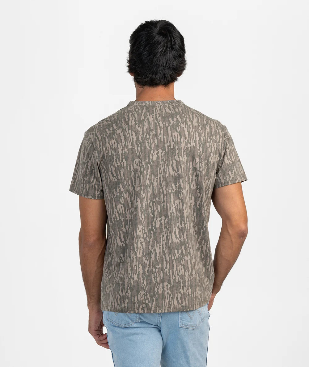 Southern Shirt Max Comfort SS Henley (Tree Bark)