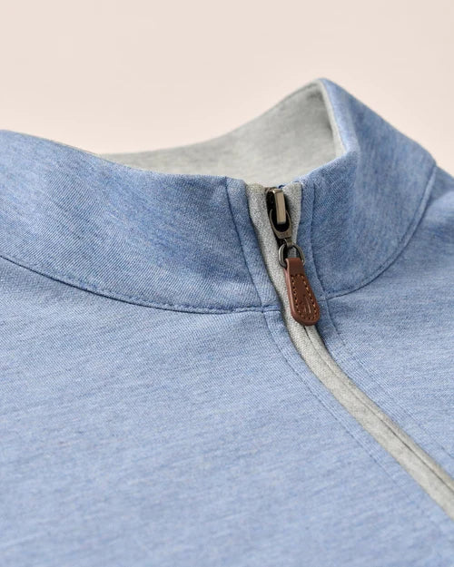 Johnnie-O Sully Quarter-Zip Pullover (Laguna Blue)