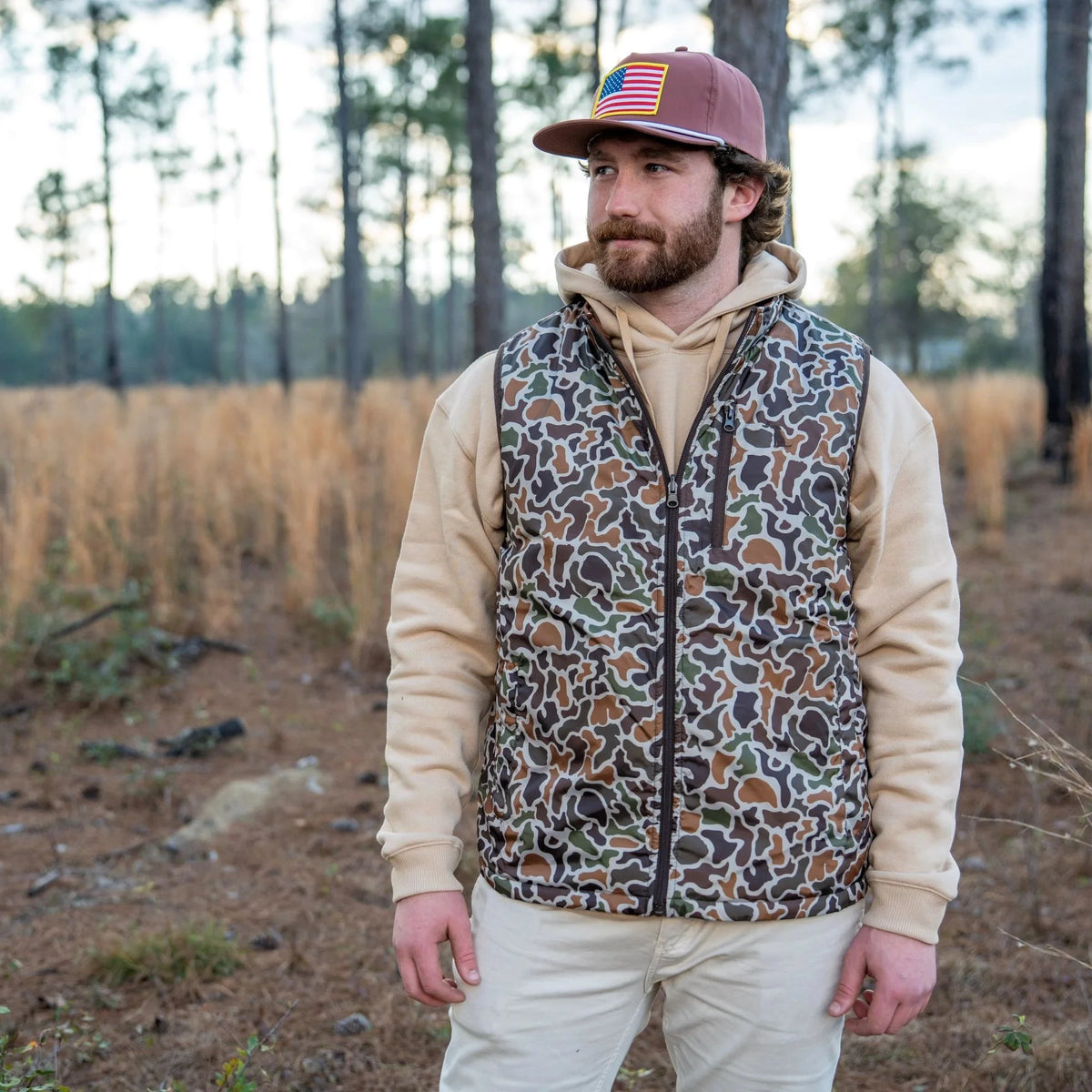 Local Boy Duck Down Vest (Localflage Vintage)
